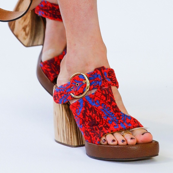 chloe tapestry platform mules - Picture 7 of 7